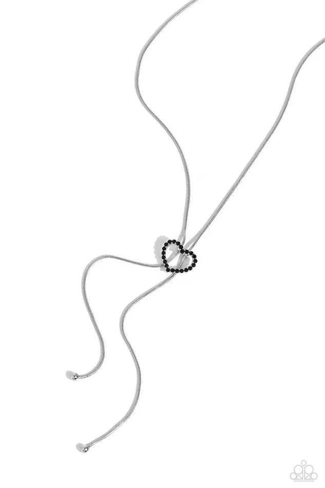 Paparazzi Jewelry Necklaces Paparazzi Necklace Tempting Tassel Black