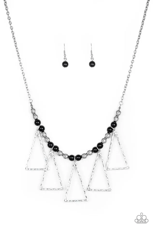 Paparazzi Jewelry Necklaces Paparazzi Necklace Terra Nouveau Black Paparazzi Jewelry Necklaces Paparazzi Necklace Terra Nouveau Black