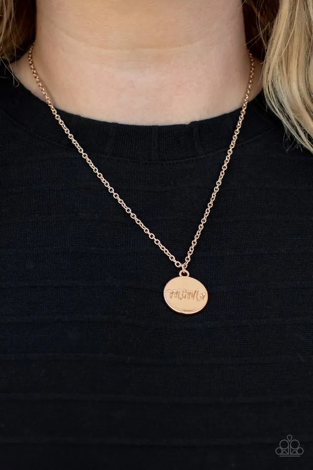 Paparazzi Jewelry Necklaces Paparazzi Necklace The Cool Mom Rose Gold