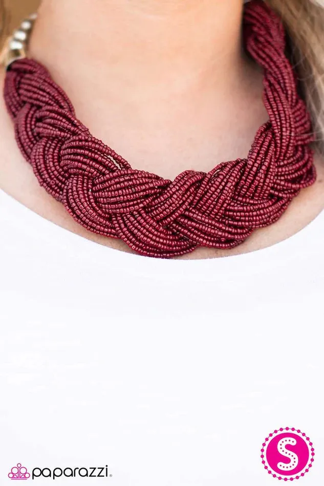 Paparazzi Jewelry Necklaces Paparazzi Necklace The Great Outback Red