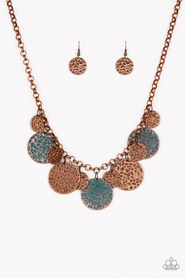Paparazzi Jewelry Necklaces Paparazzi Necklace Treasure HUNTRESS Copper