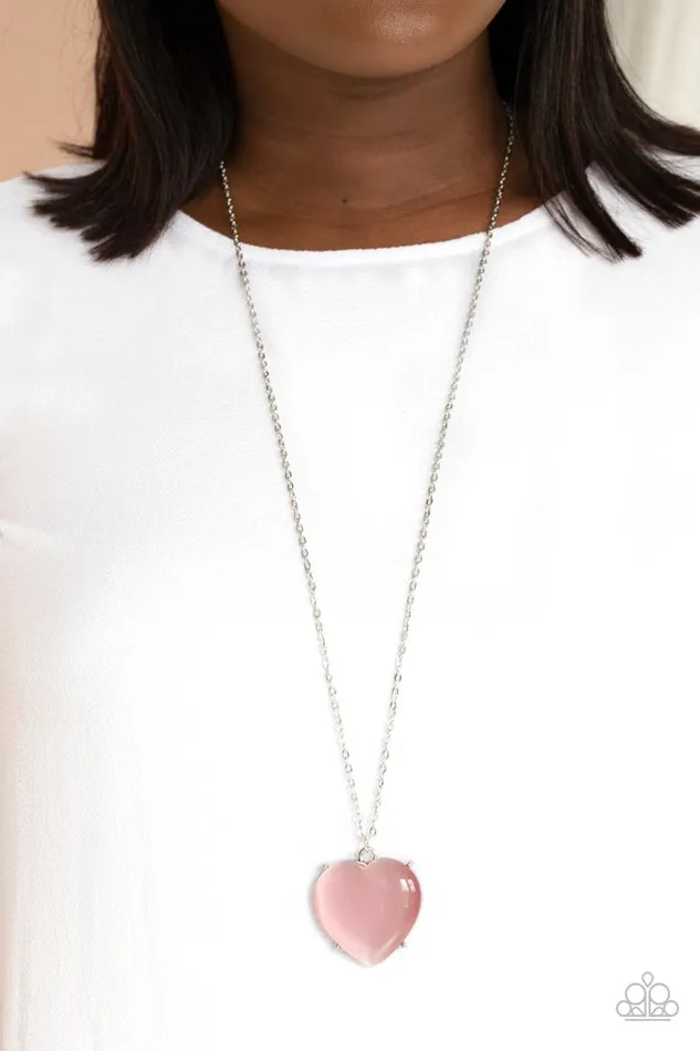 Paparazzi Jewelry Necklaces Paparazzi Necklace Warmhearted Glow Pink