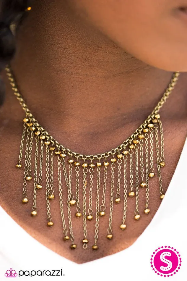 Paparazzi Jewelry Necklaces Paparazzi Necklace Who Needs Fireworks Brass