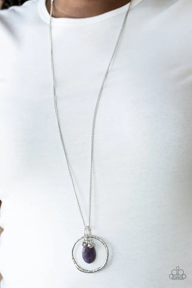 Paparazzi Jewelry Necklaces Paparazzi Necklace Zion Zen Purple