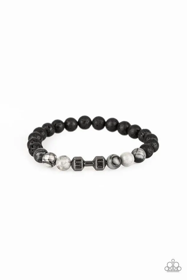 Paparazzi Jewelry Paparazzi Bracelet All About The Present Black Bracelets