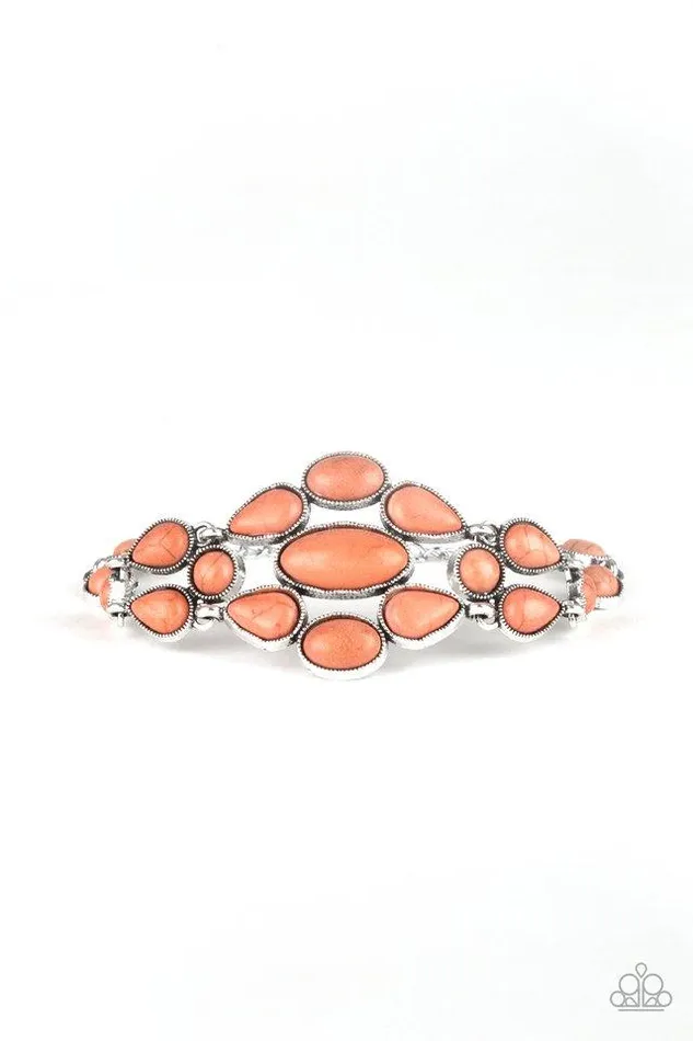Paparazzi Jewelry Paparazzi Bracelet Blooming Prairies Brown Bracelets