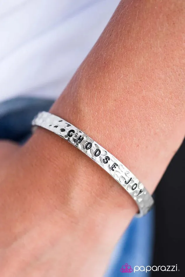 Paparazzi Jewelry Paparazzi Bracelet Choose Joy Silver Bracelets