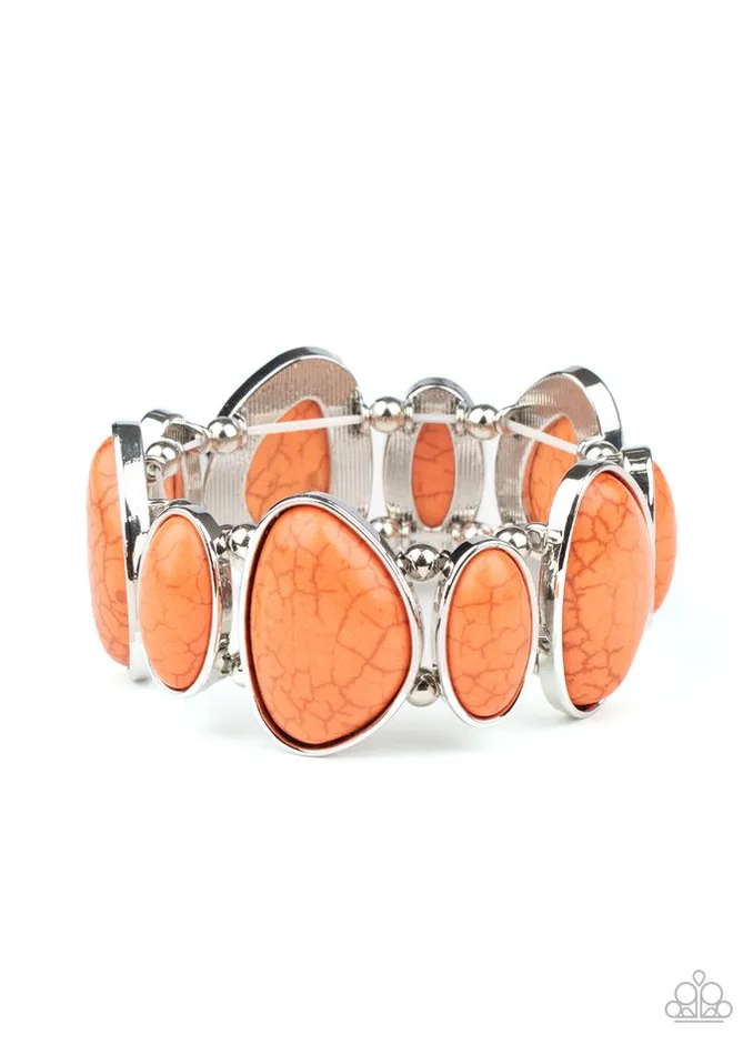 Paparazzi Jewelry Paparazzi Bracelet Feel At HOMESTEAD Orange Bracelets Paparazzi Jewelry Paparazzi Bracelet Feel At HOMESTEAD Orange Bracelets
