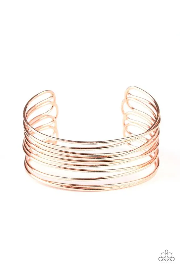 Paparazzi Jewelry Paparazzi Bracelet HAUTE Wired Copper Bracelets
