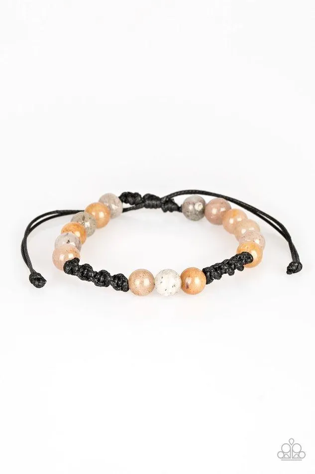 Paparazzi Jewelry Paparazzi Bracelet Laid Back Brown Bracelets