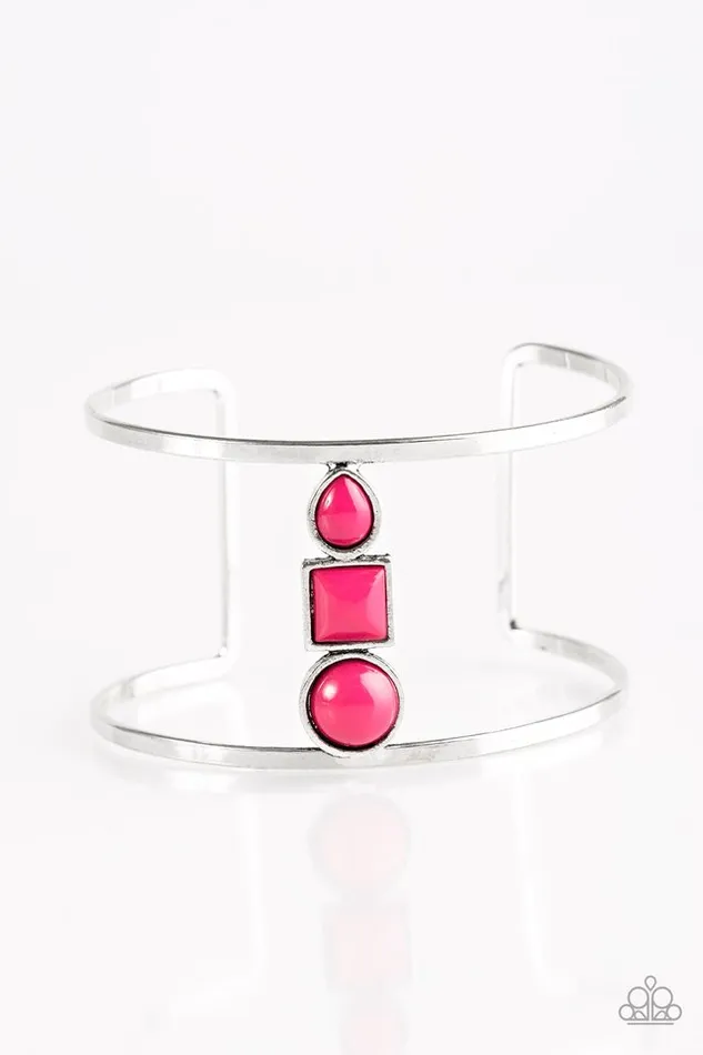 Paparazzi Jewelry Paparazzi Bracelet Sahara Siren Pink Bracelets