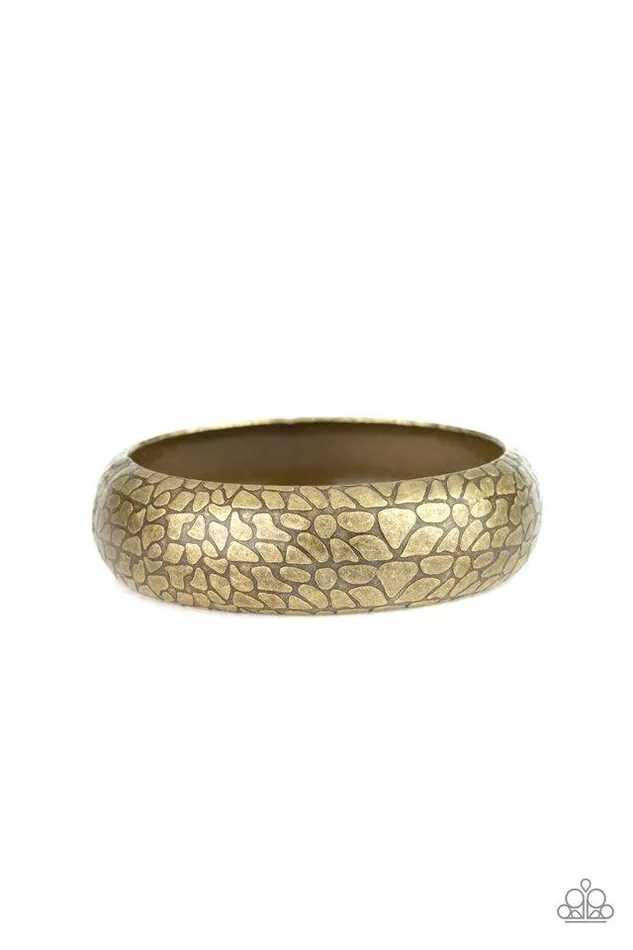 Paparazzi Jewelry Paparazzi Bracelet Tread Lightly Brass Bracelets