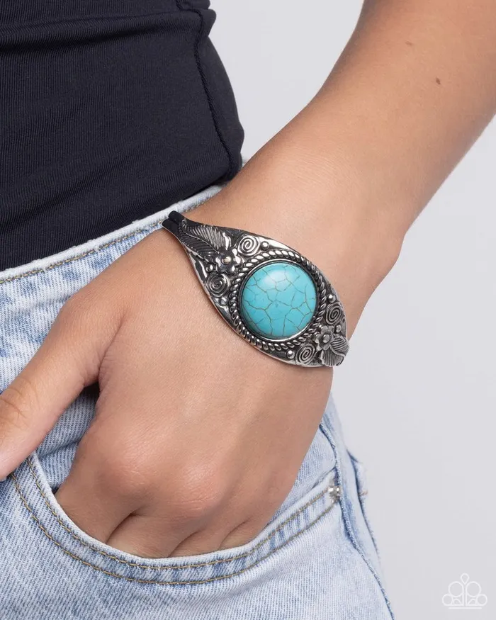 Paparazzi Jewelry Paparazzi Bracelet Whimsically Winslow Blue Bracelets