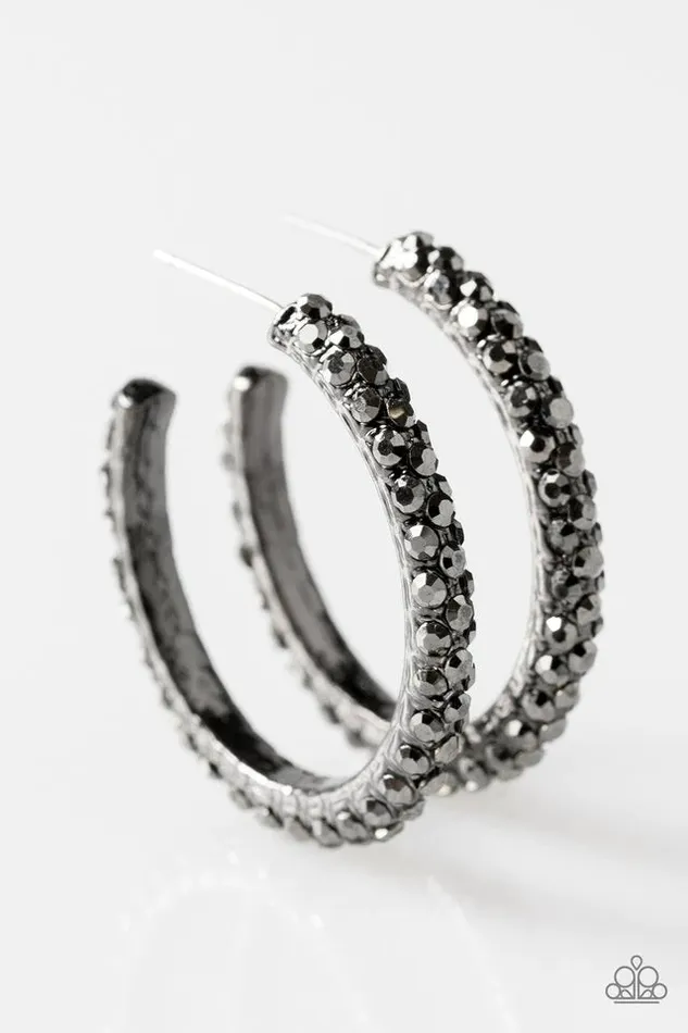 Paparazzi Jewelry Paparazzi Earring Make It A TRIPLE Black Earrings