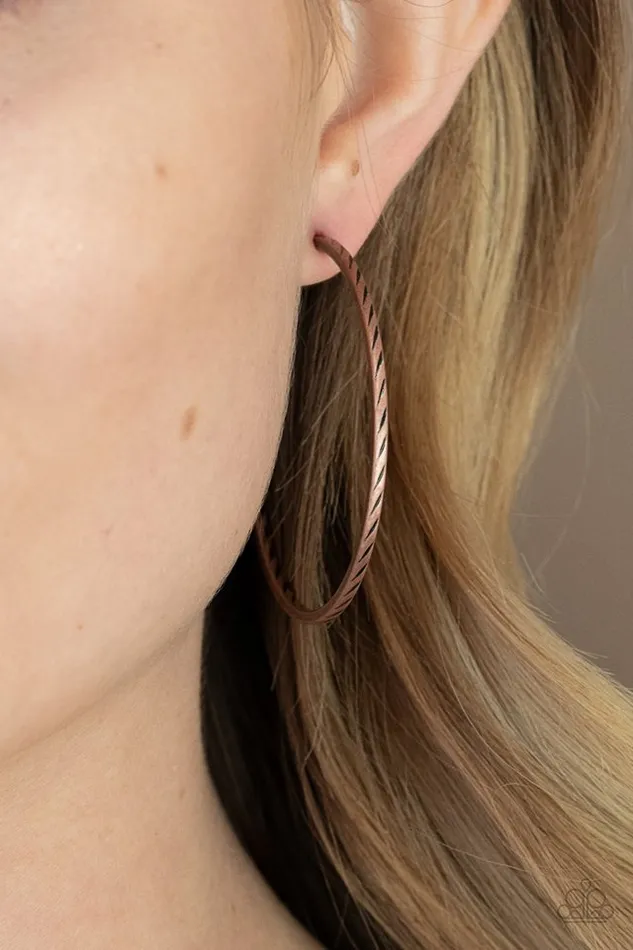 Paparazzi Jewelry Paparazzi Earring Rural Reserve Copper Earrings