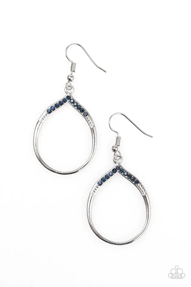 Paparazzi Jewelry Paparazzi Earring Sparkling Lights Blue Earrings