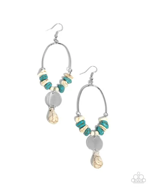 Paparazzi Jewelry Paparazzi Earring Suspended Santa Fe White Earrings Paparazzi Jewelry Paparazzi Earring Suspended Santa Fe White Earrings
