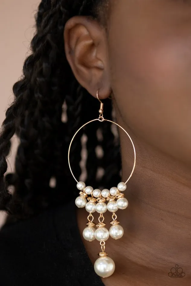 Paparazzi Jewelry Paparazzi Earring Working The Room Gold Earrings