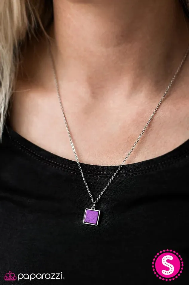 Paparazzi Jewelry Paparazzi Necklace Anasazi Cliffs Purple Necklaces
