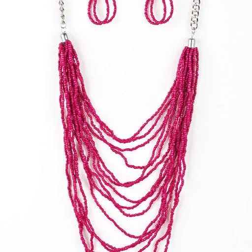 Paparazzi Jewelry Paparazzi Necklace Bora Bombora Pink Necklaces