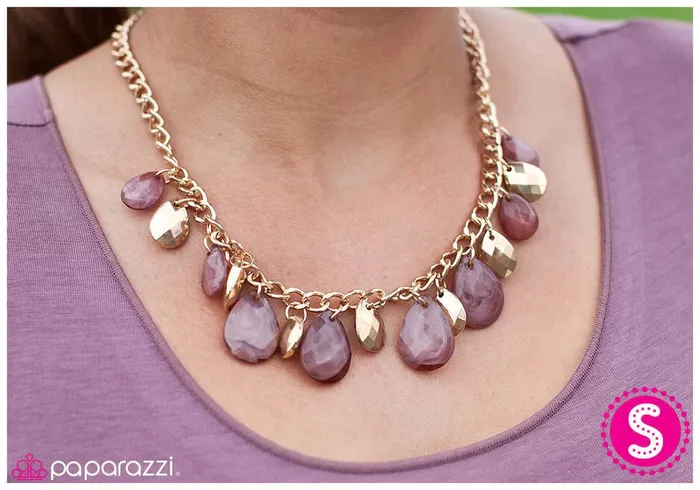 Paparazzi Jewelry Paparazzi Necklace Drops of Cognac Brown Necklaces