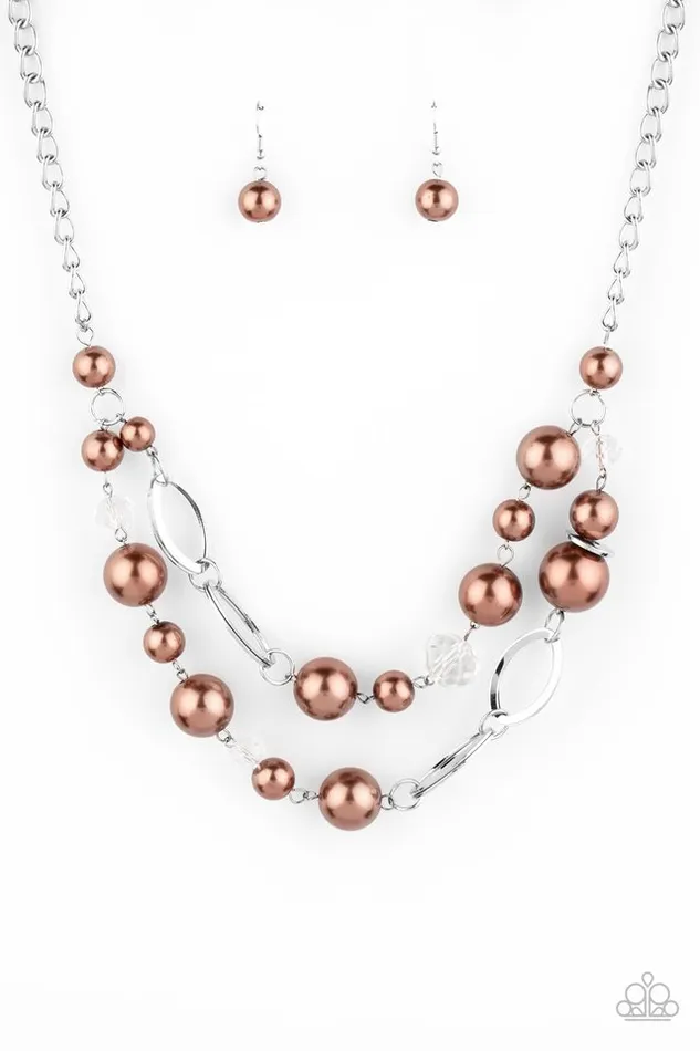 Paparazzi Jewelry Paparazzi Necklace High Roller Status Brown Necklaces Paparazzi Jewelry Paparazzi Necklace High Roller Status Brown Necklaces