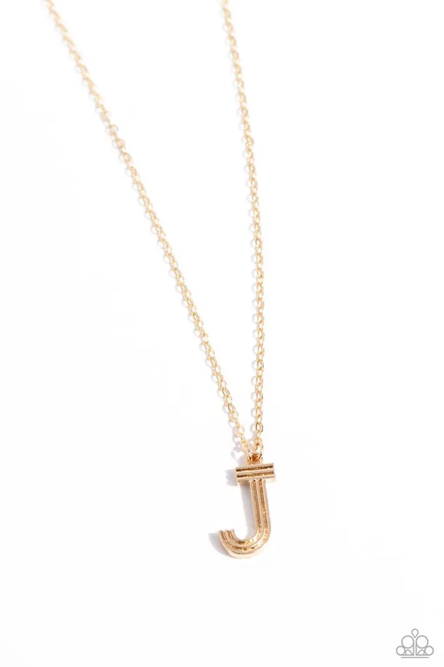 Paparazzi Jewelry Paparazzi Necklace Leave Your Initials Gold J Necklaces Paparazzi Jewelry Paparazzi Necklace Leave Your Initials Gold J Necklaces