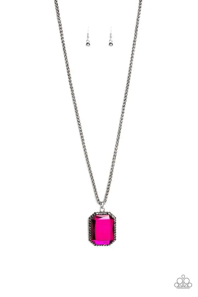 Paparazzi Jewelry Paparazzi Necklace Let Your HEIR Down Pink Necklaces