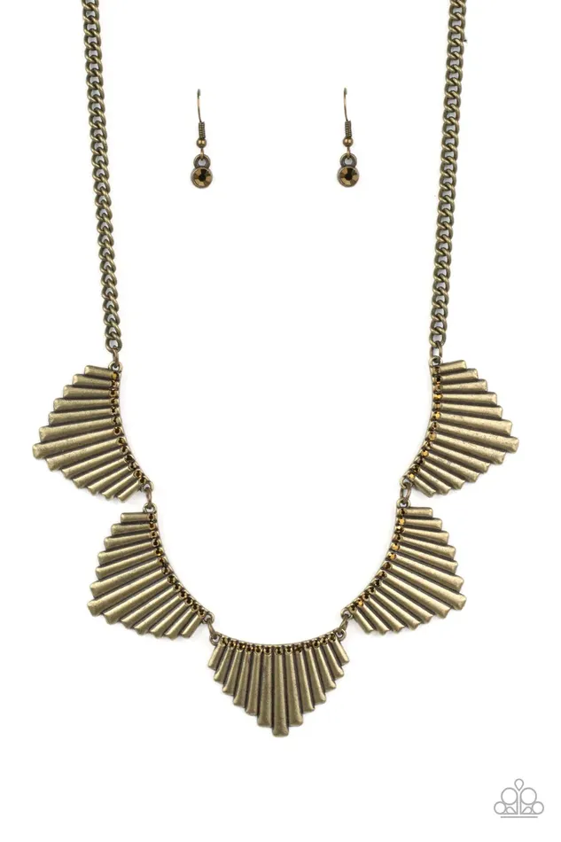 Paparazzi Jewelry Paparazzi Necklace MANE Street Brass Necklaces