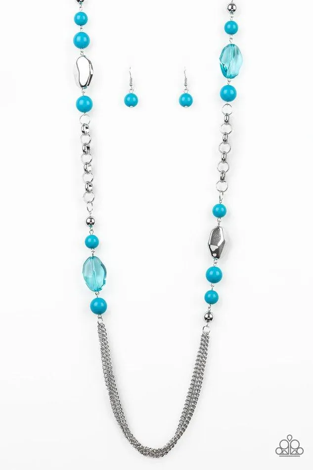 Paparazzi Jewelry Paparazzi Necklace Marina Majesty Blue Necklaces