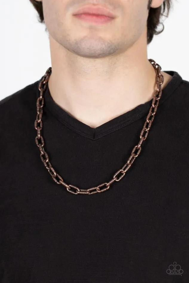 Paparazzi Jewelry Paparazzi Necklace Rural Recruit Copper Necklaces