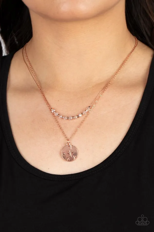 Paparazzi Jewelry Paparazzi Necklace Stunning Supernova Copper Necklaces