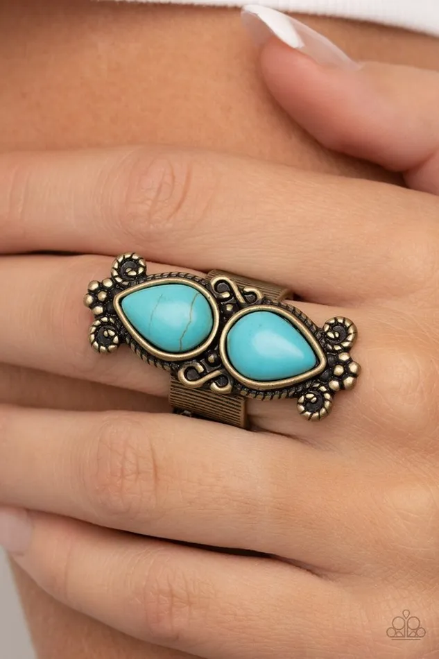 Paparazzi Jewelry Paparazzi Ring Adobe Garden Brass Rings