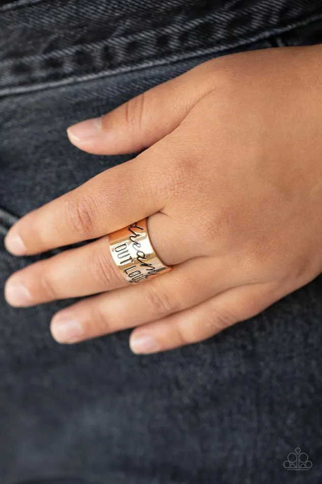 Paparazzi Jewelry Paparazzi Ring Dream Louder Gold Rings