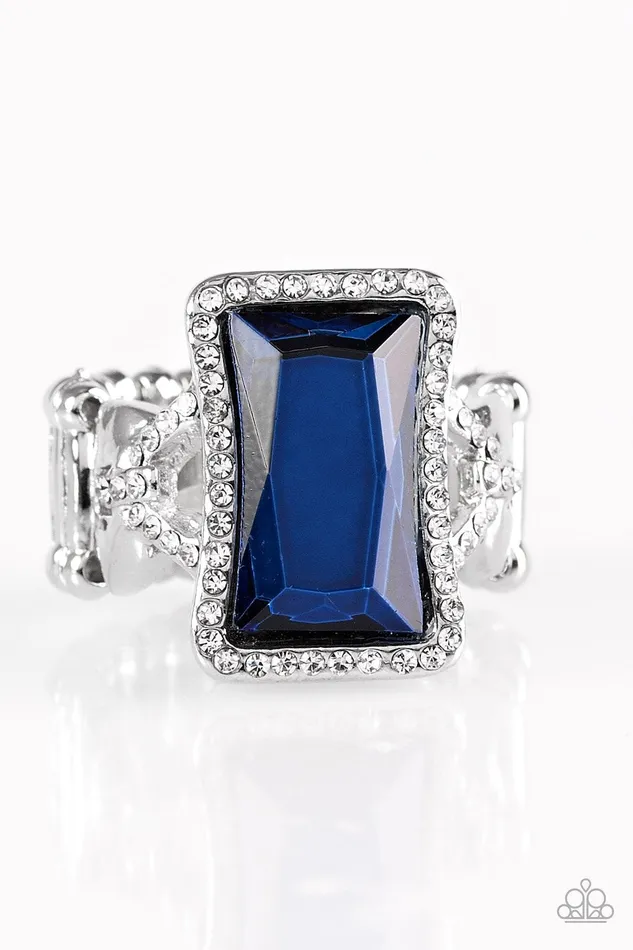Paparazzi Jewelry Paparazzi Ring Glamour Icon Blue Rings