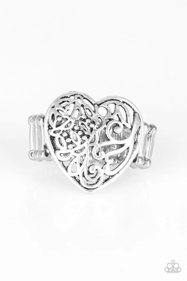 Paparazzi Jewelry Paparazzi Ring Meet Your MATCHMAKER Silver Rings