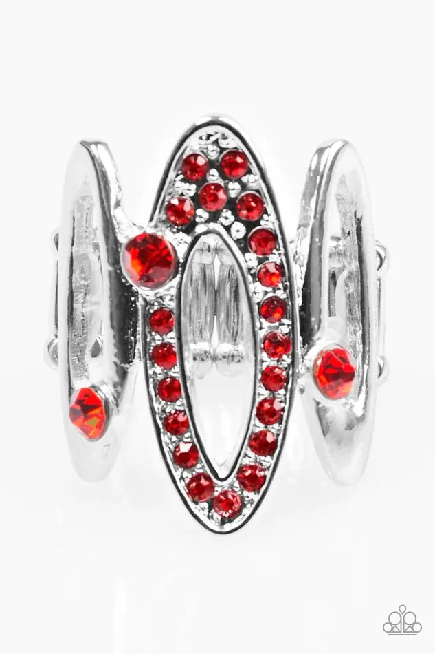 Paparazzi Jewelry Paparazzi Ring Trilogy Red Rings