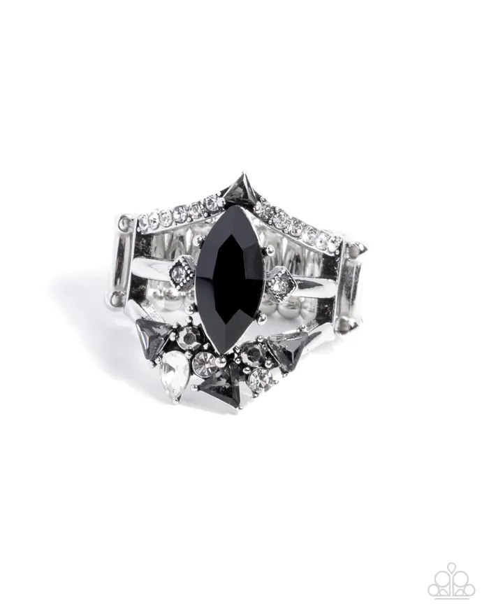 Paparazzi Jewelry Rings Paparazzi Ring Beggin for Bling Black