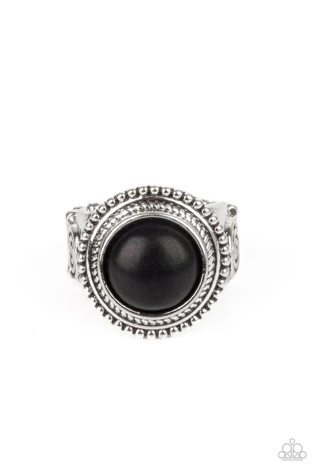 Paparazzi Jewelry Rings Paparazzi Ring Evolutionary Essence Black Paparazzi Jewelry Rings Paparazzi Ring Evolutionary Essence Black