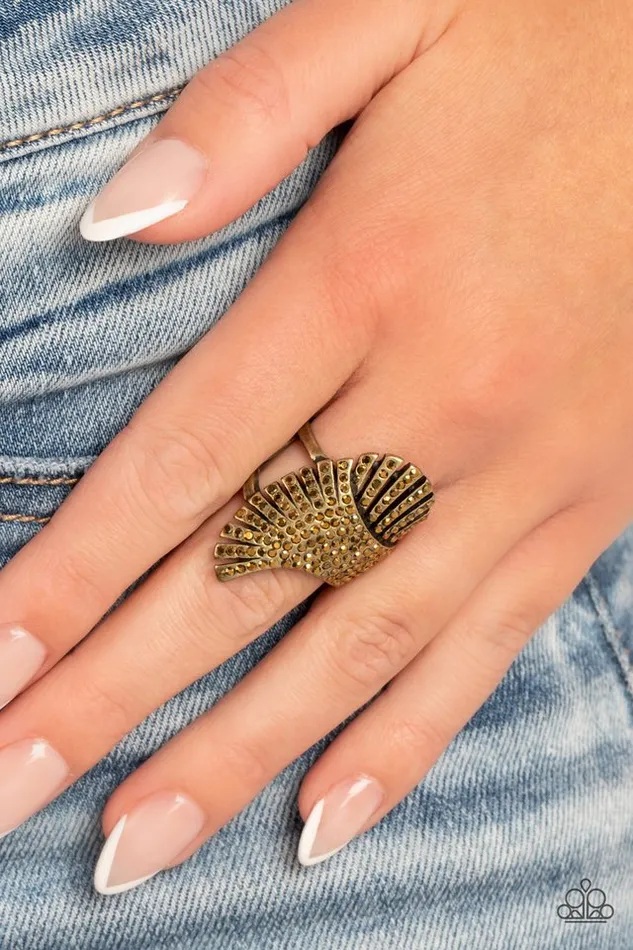 Paparazzi Jewelry Rings Paparazzi Ring Express YourSELFIE Brass