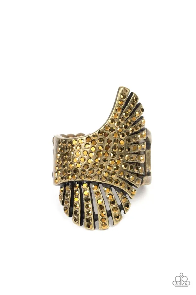 Paparazzi Jewelry Rings Paparazzi Ring Express YourSELFIE Brass Paparazzi Jewelry Rings Paparazzi Ring Express YourSELFIE Brass