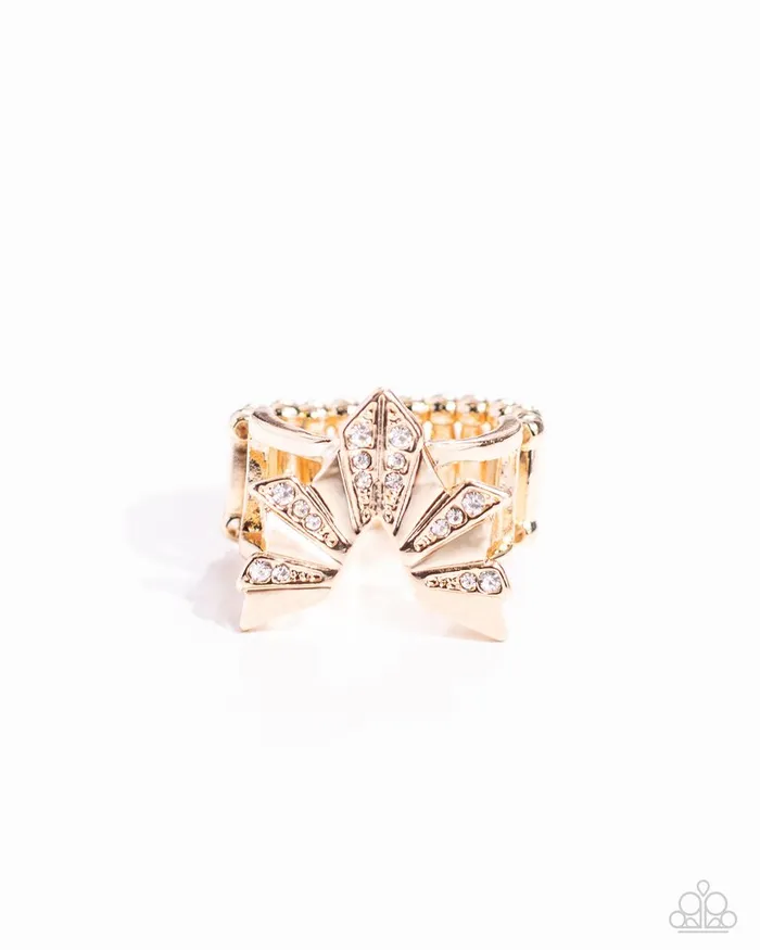 Paparazzi Jewelry Rings Paparazzi Ring Extra Empirical Gold Paparazzi Jewelry Rings Paparazzi Ring Extra Empirical Gold