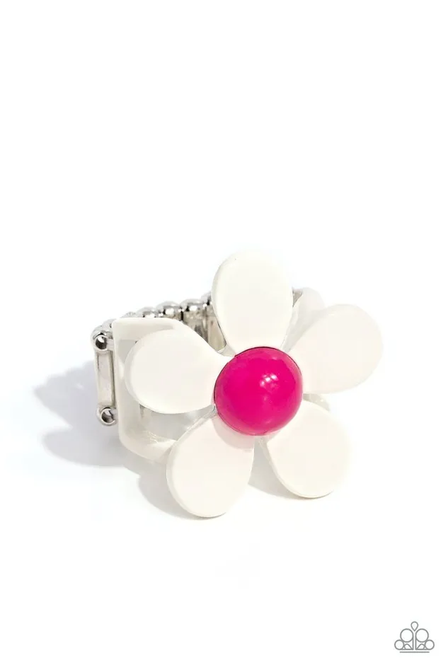 Paparazzi Jewelry Rings Paparazzi Ring Groovy Genre White Paparazzi Jewelry Rings Paparazzi Ring Groovy Genre White