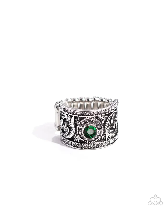 Paparazzi Jewelry Rings Paparazzi Ring Imperial Intentions Green Paparazzi Jewelry Rings Paparazzi Ring Imperial Intentions Green