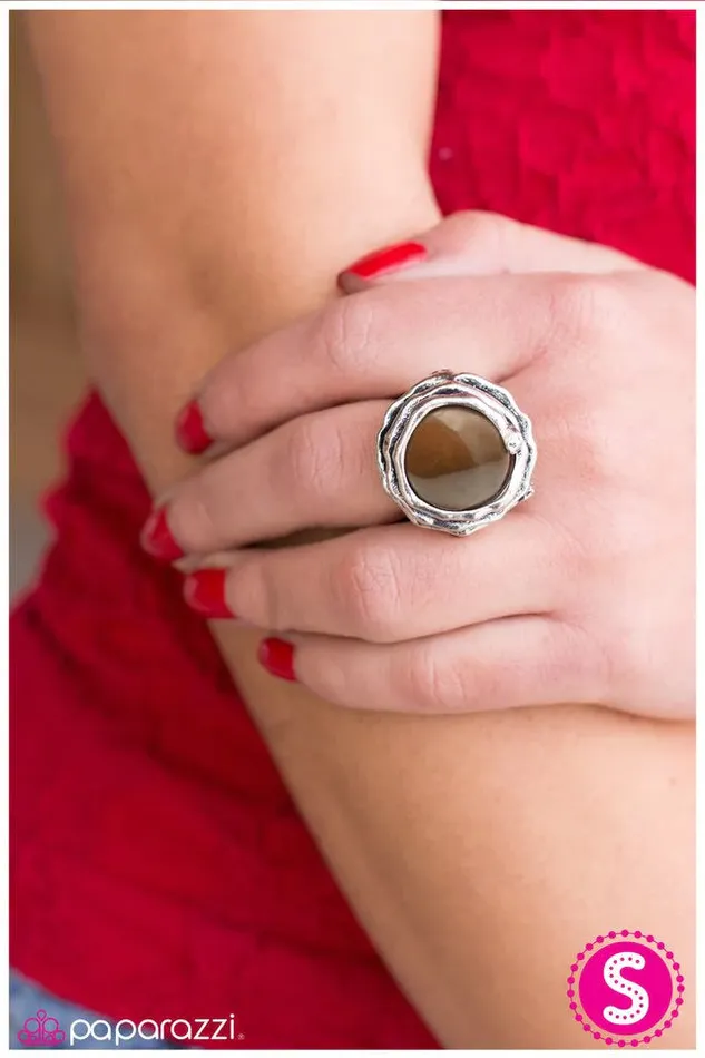 Paparazzi Jewelry Rings Paparazzi Ring It Must Be Fate Brown