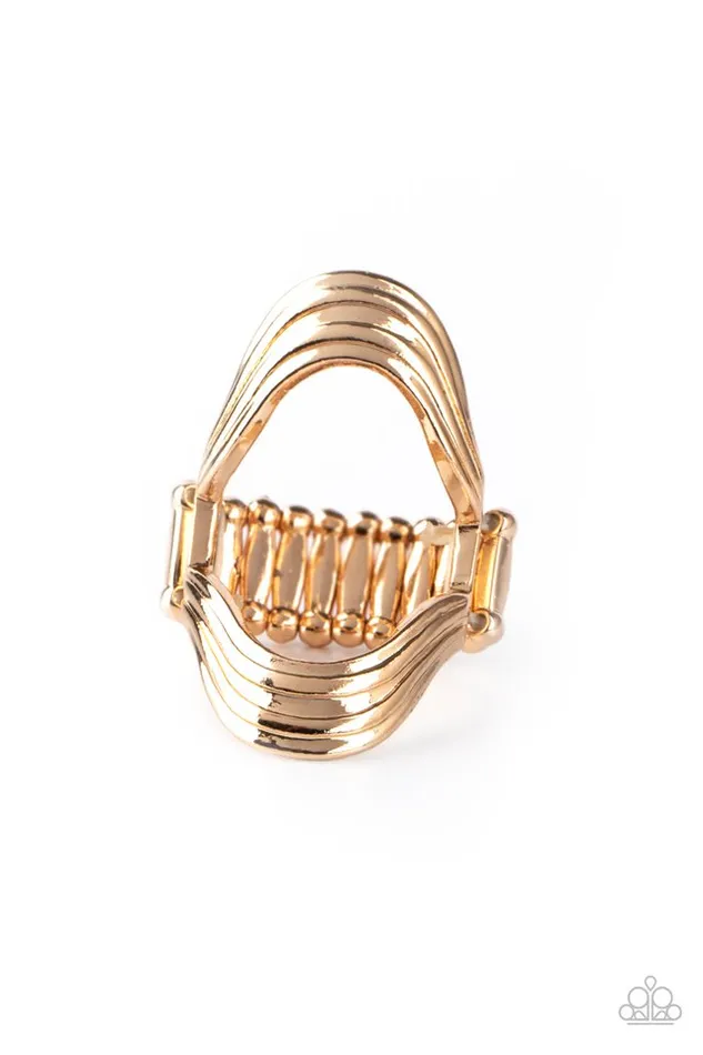 Paparazzi Jewelry Rings Paparazzi Ring Keep An Open Mind Gold Paparazzi Jewelry Rings Paparazzi Ring Keep An Open Mind Gold