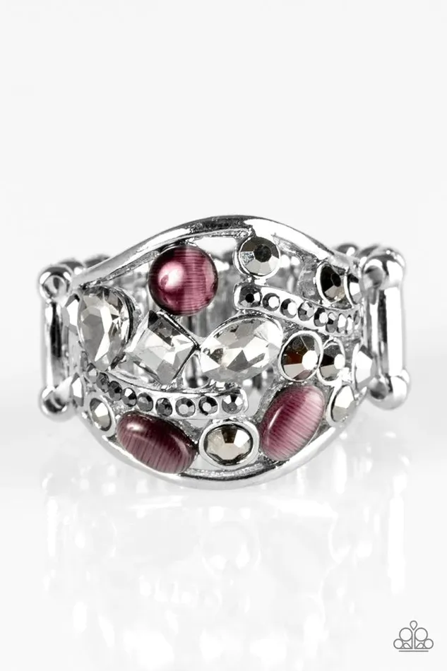 Paparazzi Jewelry Rings Paparazzi Ring Let There Be STARLIGHT Purple