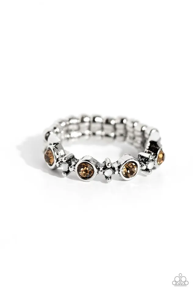 Paparazzi Jewelry Rings Paparazzi Ring Modestly Modern Brown Paparazzi Jewelry Rings Paparazzi Ring Modestly Modern Brown