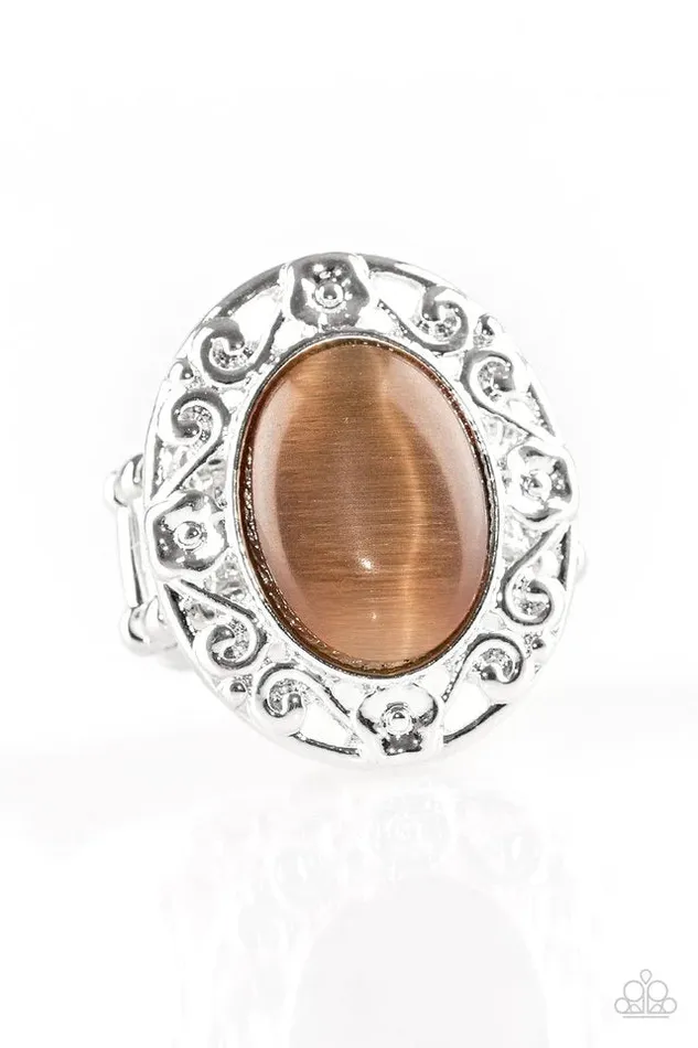 Paparazzi Jewelry Rings Paparazzi Ring Moonlit Marigold Brown
