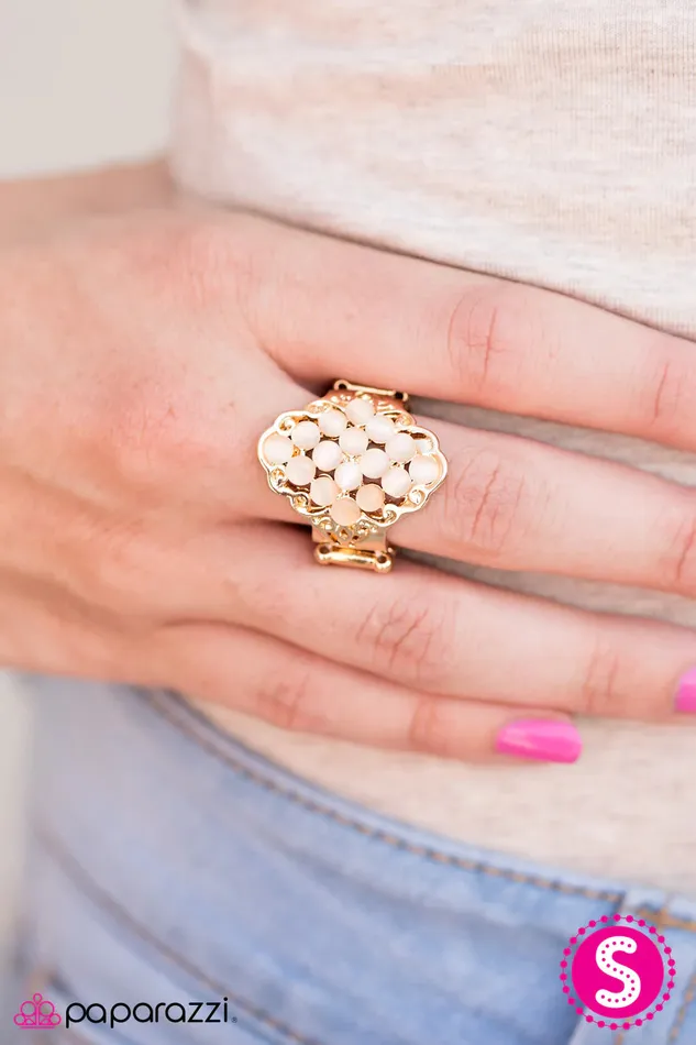 Paparazzi Jewelry Rings Paparazzi Ring Moonlit Musical Gold